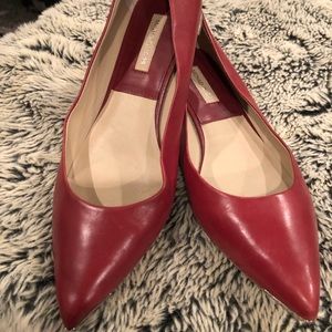 Red flats by Micheal Kors